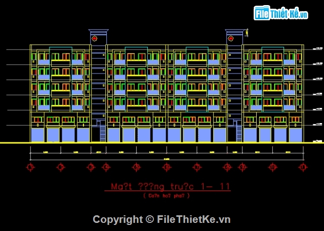 nhà phố 5 tầng,File cad,phối cảnh,chung cư cao tầng,phối cảnh nhà phố